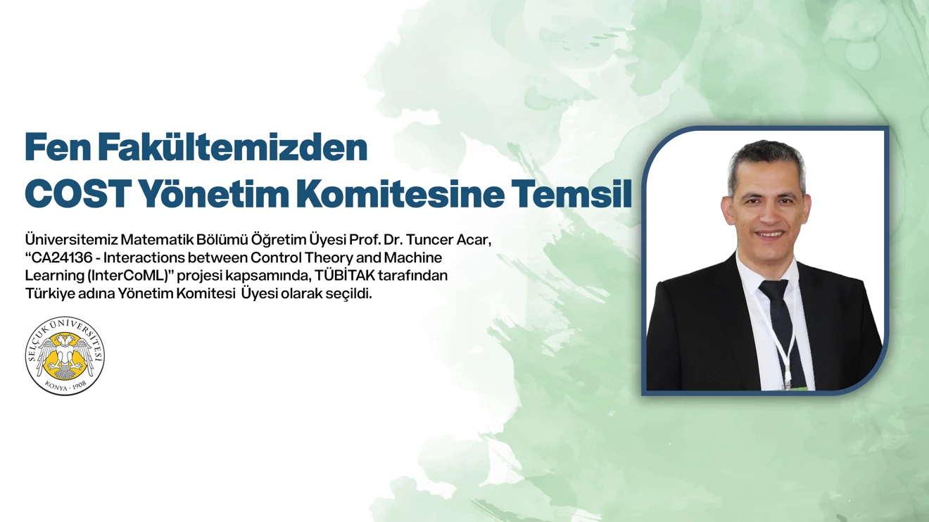 Fen Fakültemizden COST Yönetim Komitesine Temsil